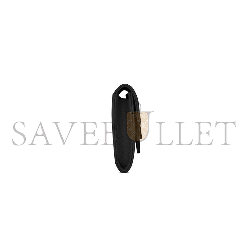Y*L cassandre matelassÉ small envelope wallet in grain de poudre leather 414404bow081000 (13.5*9.5*3cm)